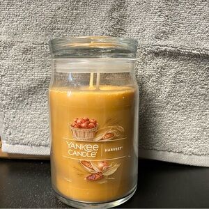 Yankee Candle Harvest large tumbler candle 20 Oz yellow home fragrance decor new